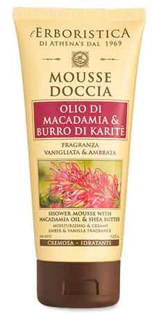 Erboristica Macadamia Oil ve Shea Butter Shower Mousse